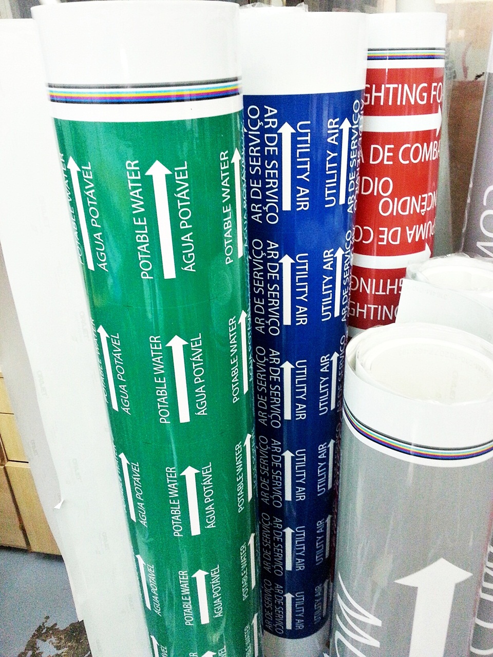 Plixo Industrial Pipe Marking Solutions selfadhesive pipe markers